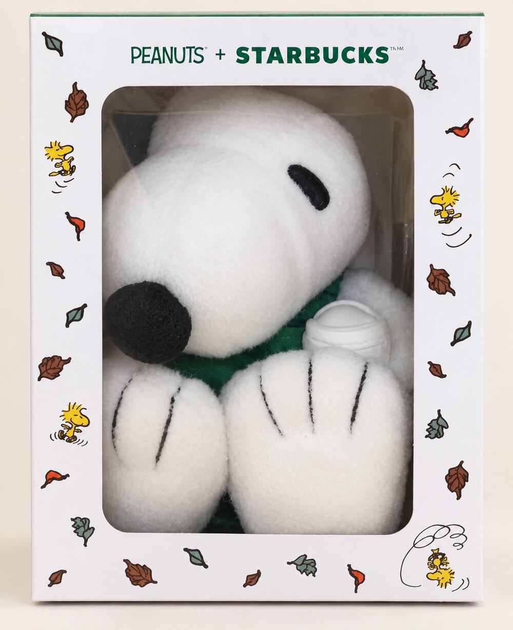 Starbucks x Peanuts Snoopy Barista Plush New in Box